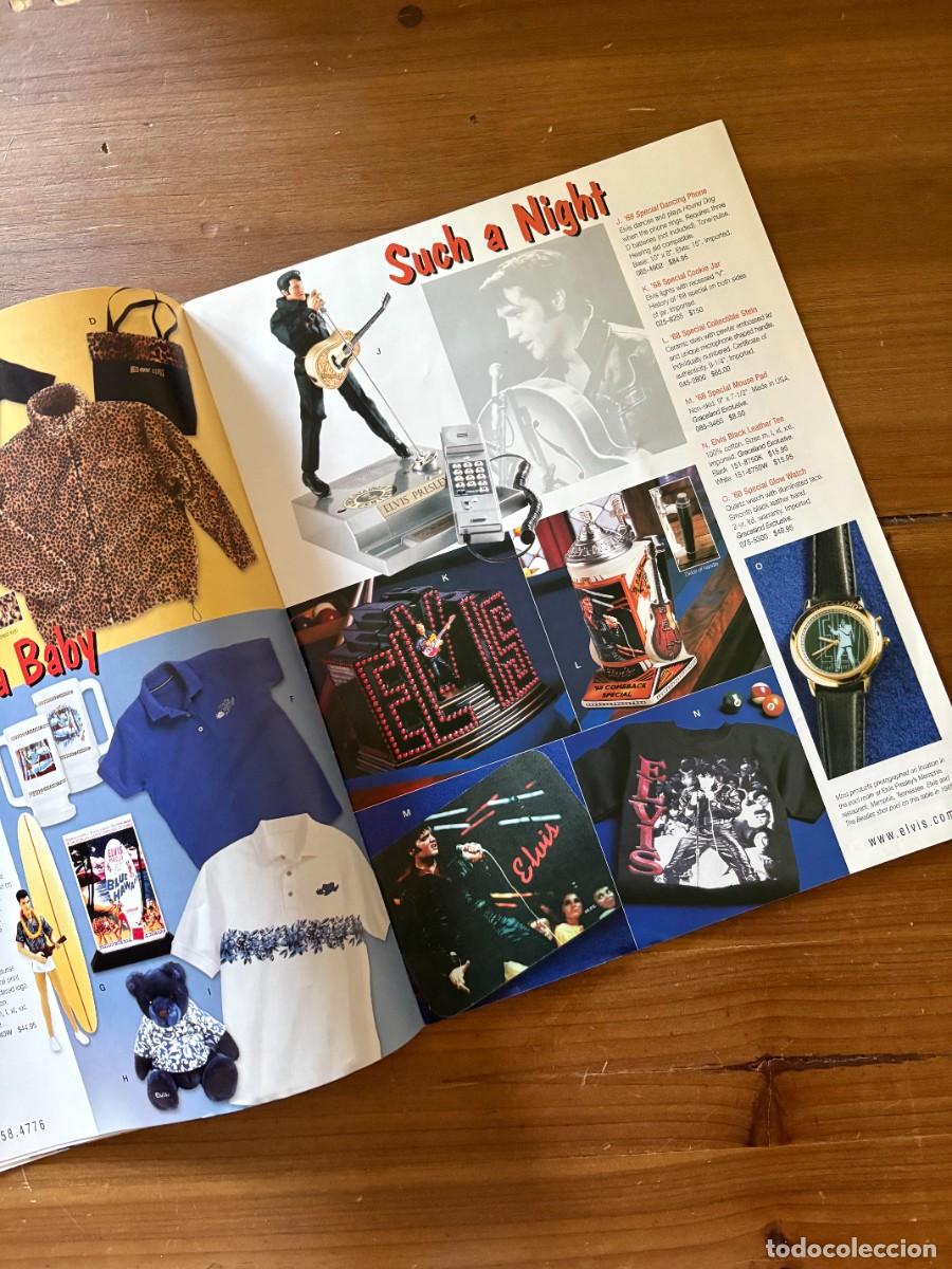 Cat&aacute;logos de m&uacute;sica: OFFICIAL CATALOG ELVIS PRESLEY CATALOGO MERCHANDISE MERCHANDISIG 23 PAGINAS PAPEL ,MEMPHIS