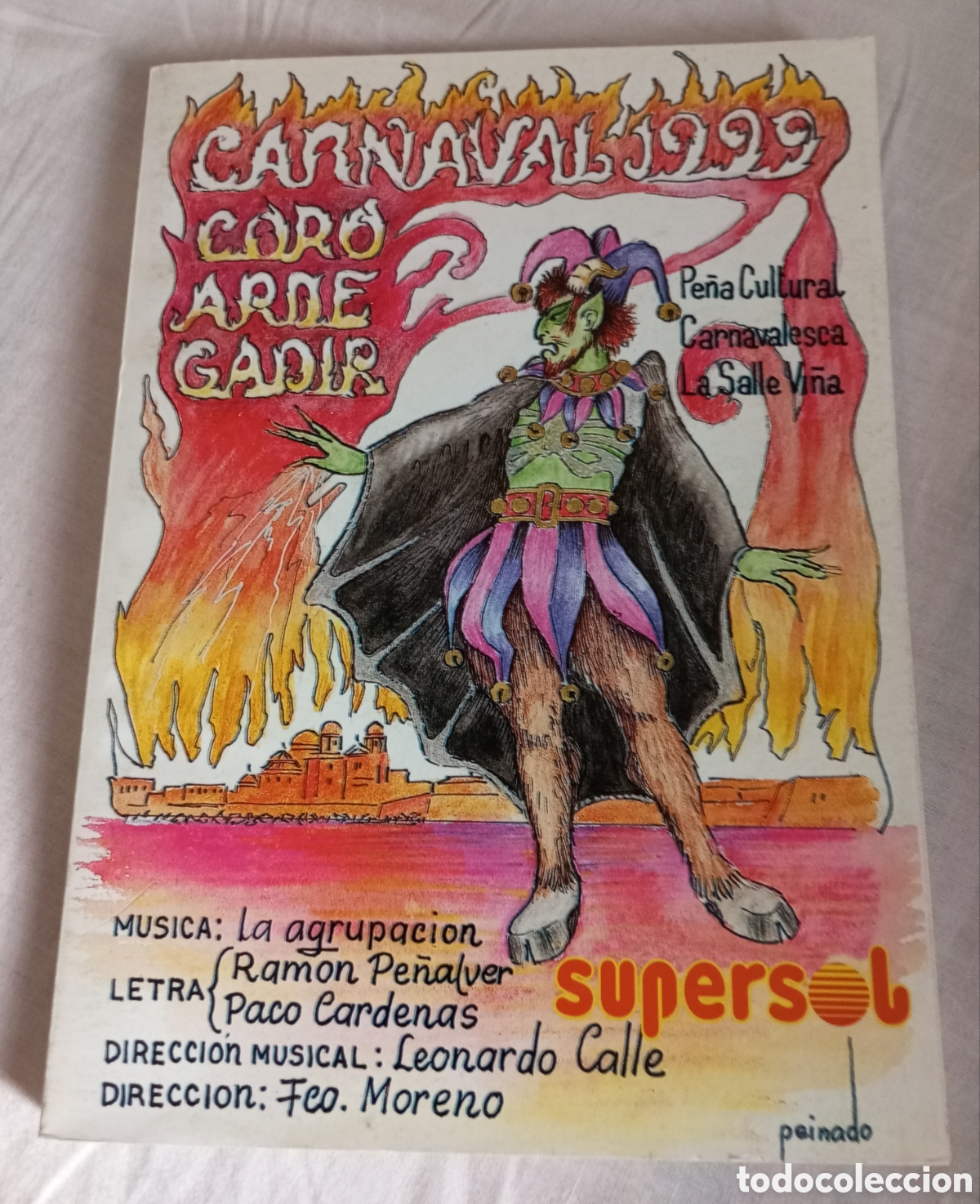 Cat&aacute;logos de m&uacute;sica: Carnaval de C&aacute;diz libreto coro arde gadir 1999