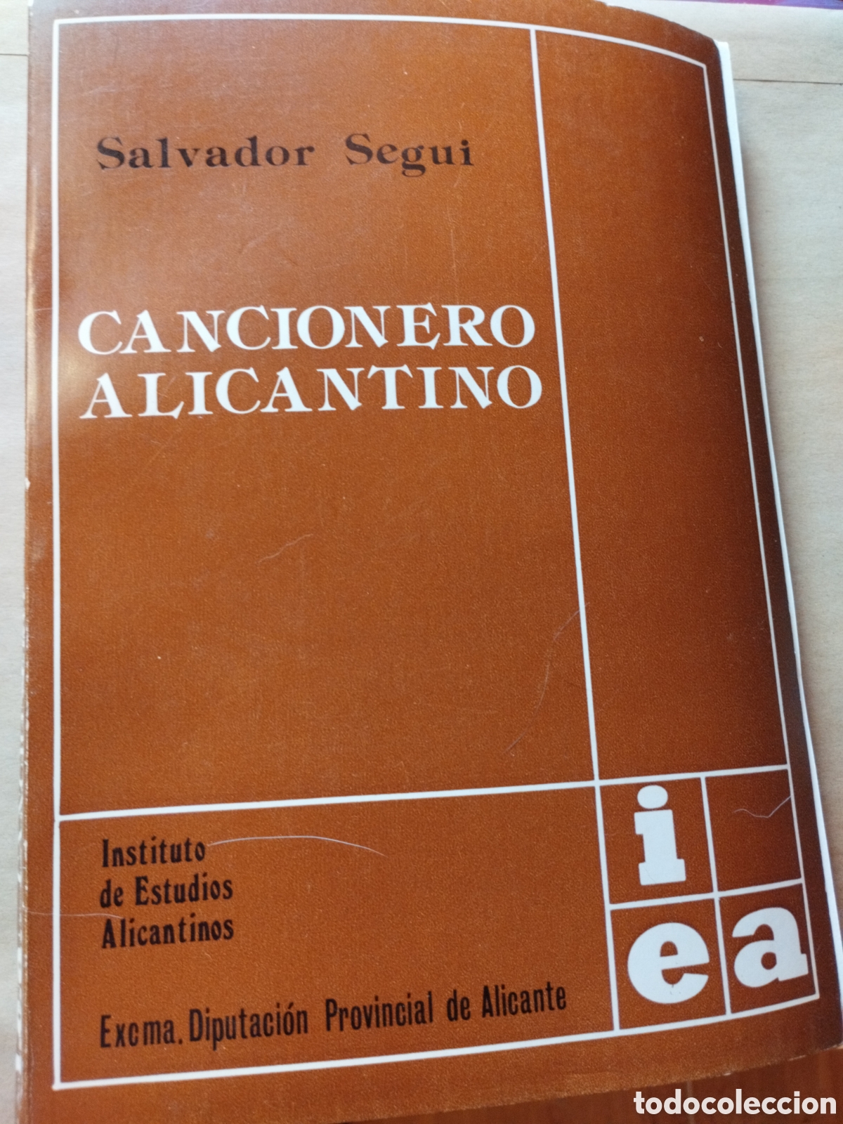 Cat&aacute;logos de m&uacute;sica: Cancionero Alicantino de Salvador Segu&iacute; 1978