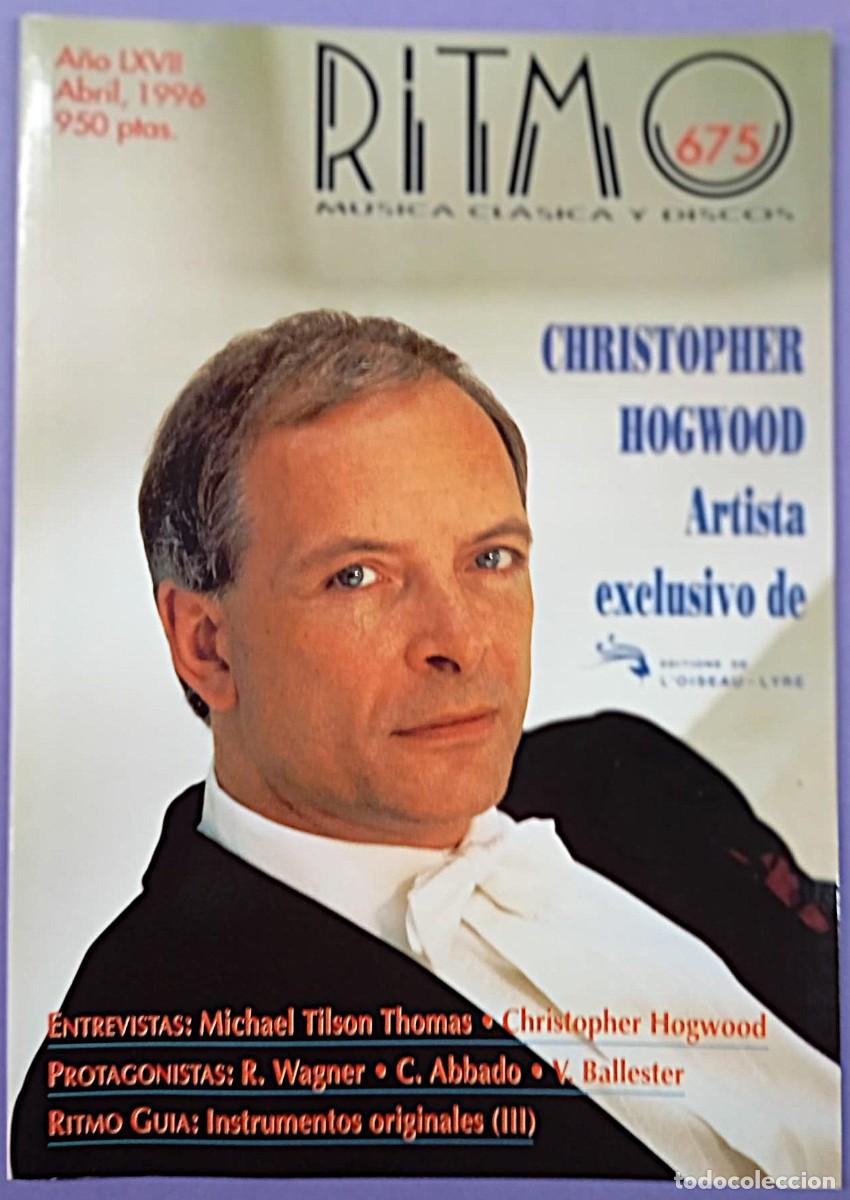Cat&aacute;logos de m&uacute;sica: Ritmo: n&ordm; 675, Abril 1996, Christopher Hogwood