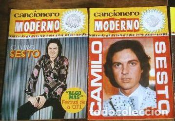 Catalogues de Musique: CAMILO SESTO (1973) 2 revistas CANCIONERO MODERNO - ED. ESTE