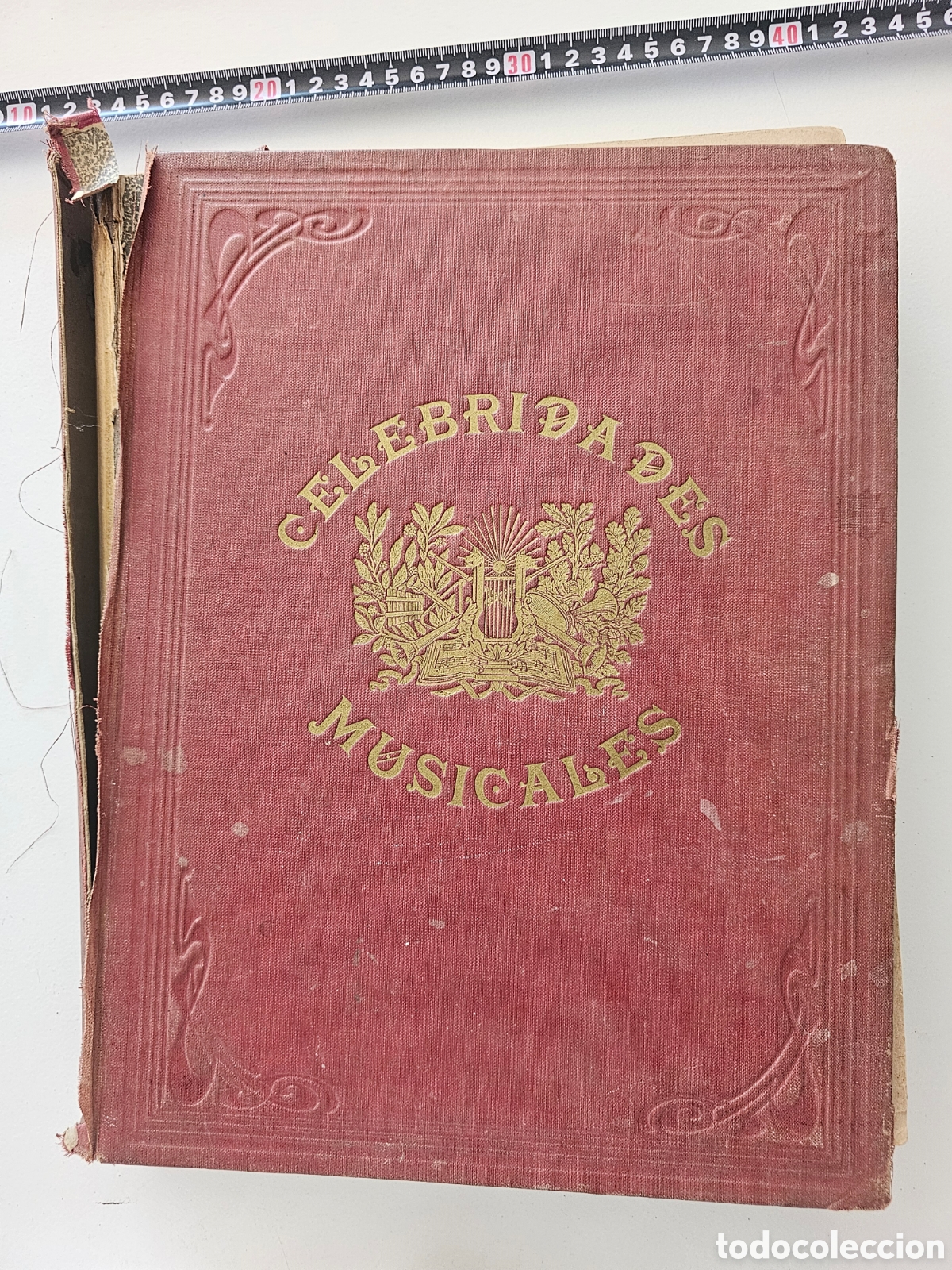 Cat&aacute;logos de m&uacute;sica: ​Libro Antiguo: &rdquo;Celebridades Musicales&rdquo; (2.&ordf; Edici&oacute;n - S. XIX / Ca. 1890) &ndash; Gran Formato / Ilustrad