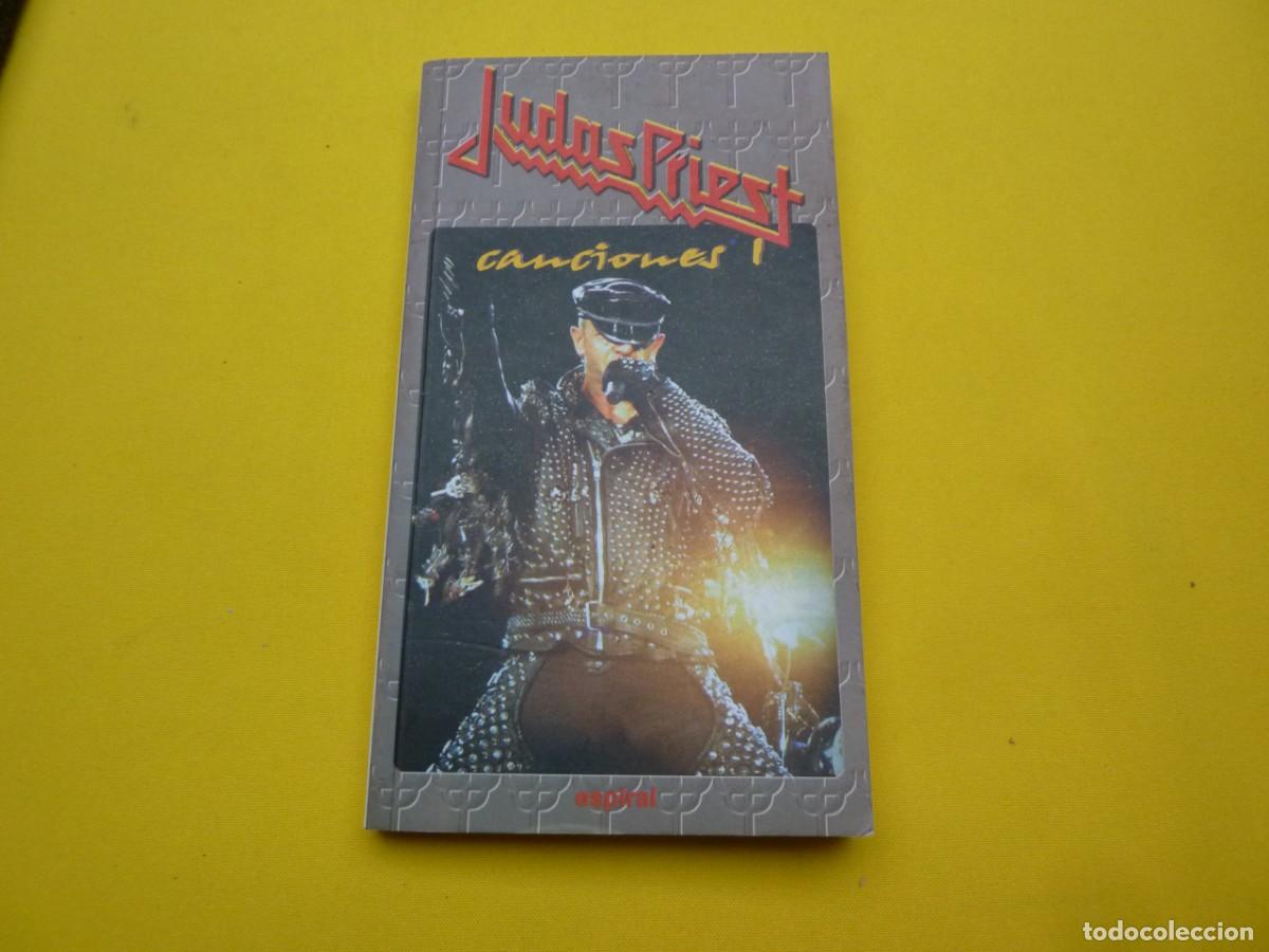 Cat&aacute;logos de m&uacute;sica: LIBRO JUDAS PRIEST - Canciones - Editorial ESPIRAL (COMO NUEVO)