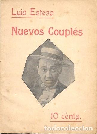 Cat&aacute;logos de m&uacute;sica: NUEVOS COUPLES ORIGINALES DE LUIS ESTESO MUSICA DE LOS MEJORES MAESTROS - ESTESO, LUIS - A-CANCI-139