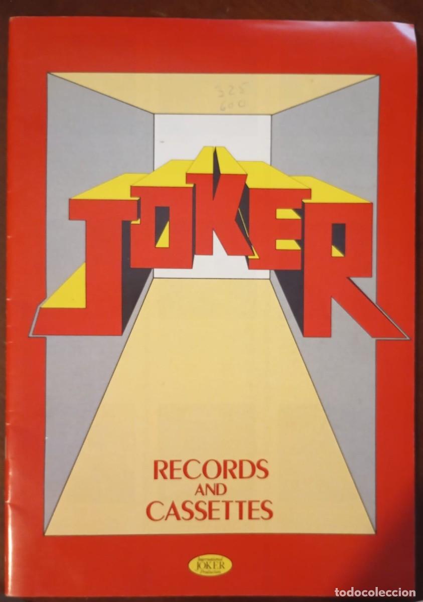 Cat&aacute;logos de m&uacute;sica: CAT&Aacute;LOGO JOKER RECORDS - CASSETES
