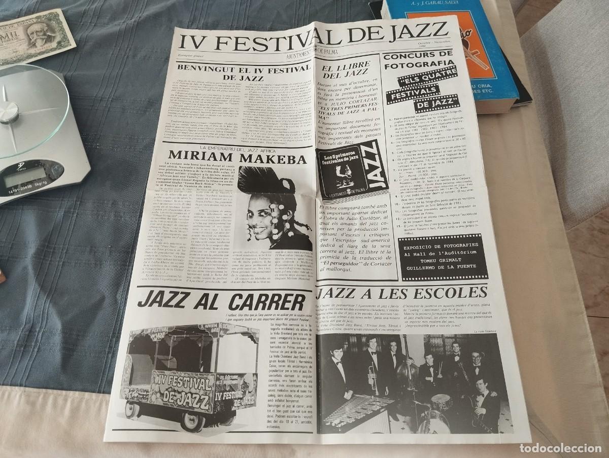 Cat&aacute;logos de m&uacute;sica: IV FESTIVAL DE JAZZ DE PALMA 1984 - PUBLICACIO DE GRAN FORMAT