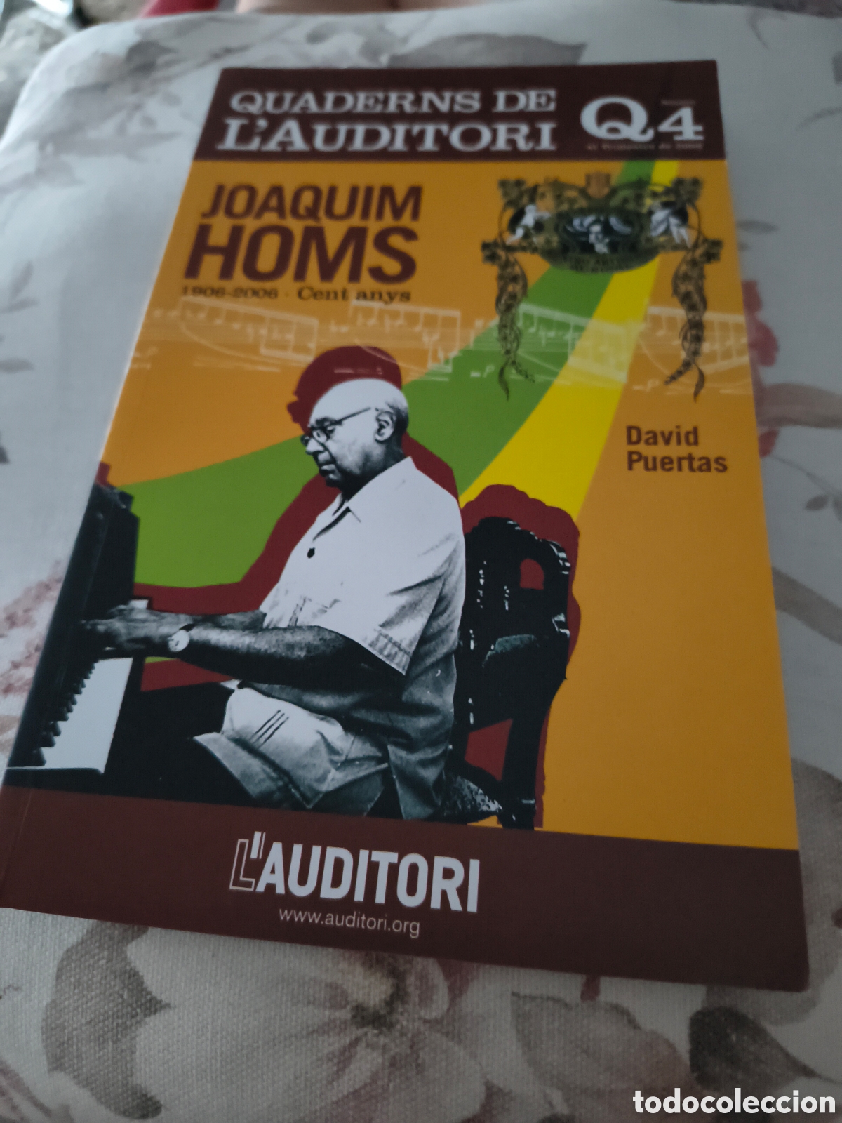 Cat&aacute;logos de m&uacute;sica: QUADERNS DE L&acute;AUDITORI. JOAQUIM HOMS DE DAVID PUERTA (L&acute;AUDITORI)