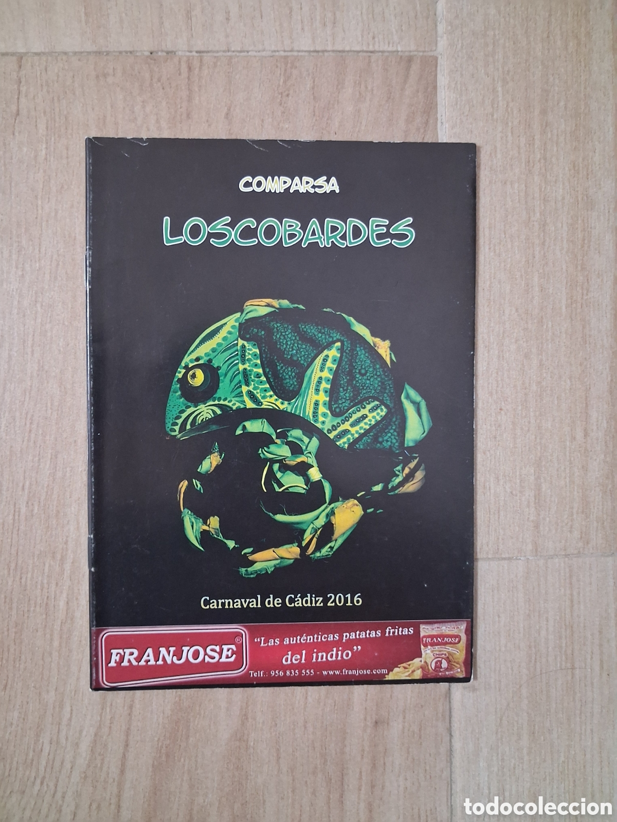 Cat&aacute;logos de m&uacute;sica: LIBRETO CARNAVAL CADIZ - COMPARSA LOS COBARDES - ANTONIO MARTINEZ ARES
