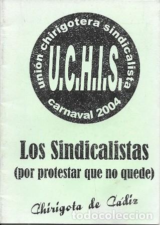 Cat&aacute;logos de m&uacute;sica: LOS SINDICALISTAS (PRO PROTESTAR QUE NO QUEDE) CARNAVAL 2004 - A-C-2208