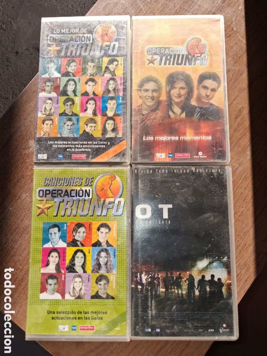 Cat&aacute;logos de m&uacute;sica: OT Operacion Triunfo la pel&iacute;cula y 3 cintas m&aacute;s con lo mejor de OT