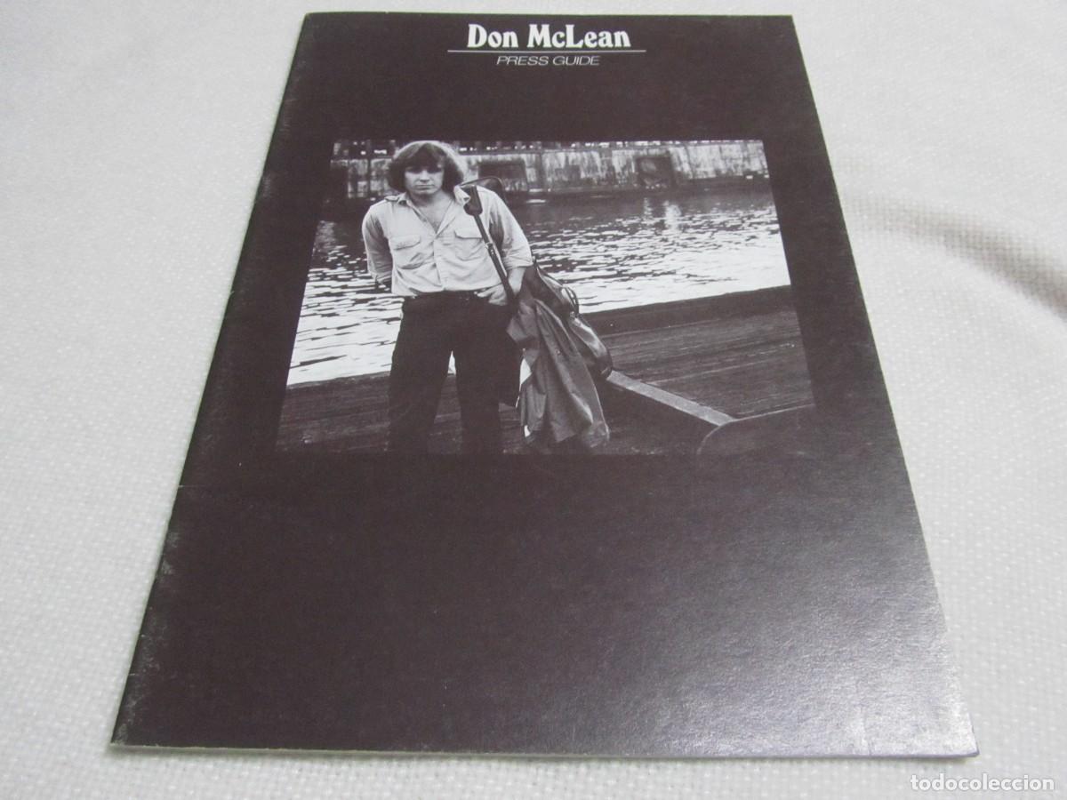 Cat&aacute;logos de m&uacute;sica: DON McLEAN, PRESS GUIDE