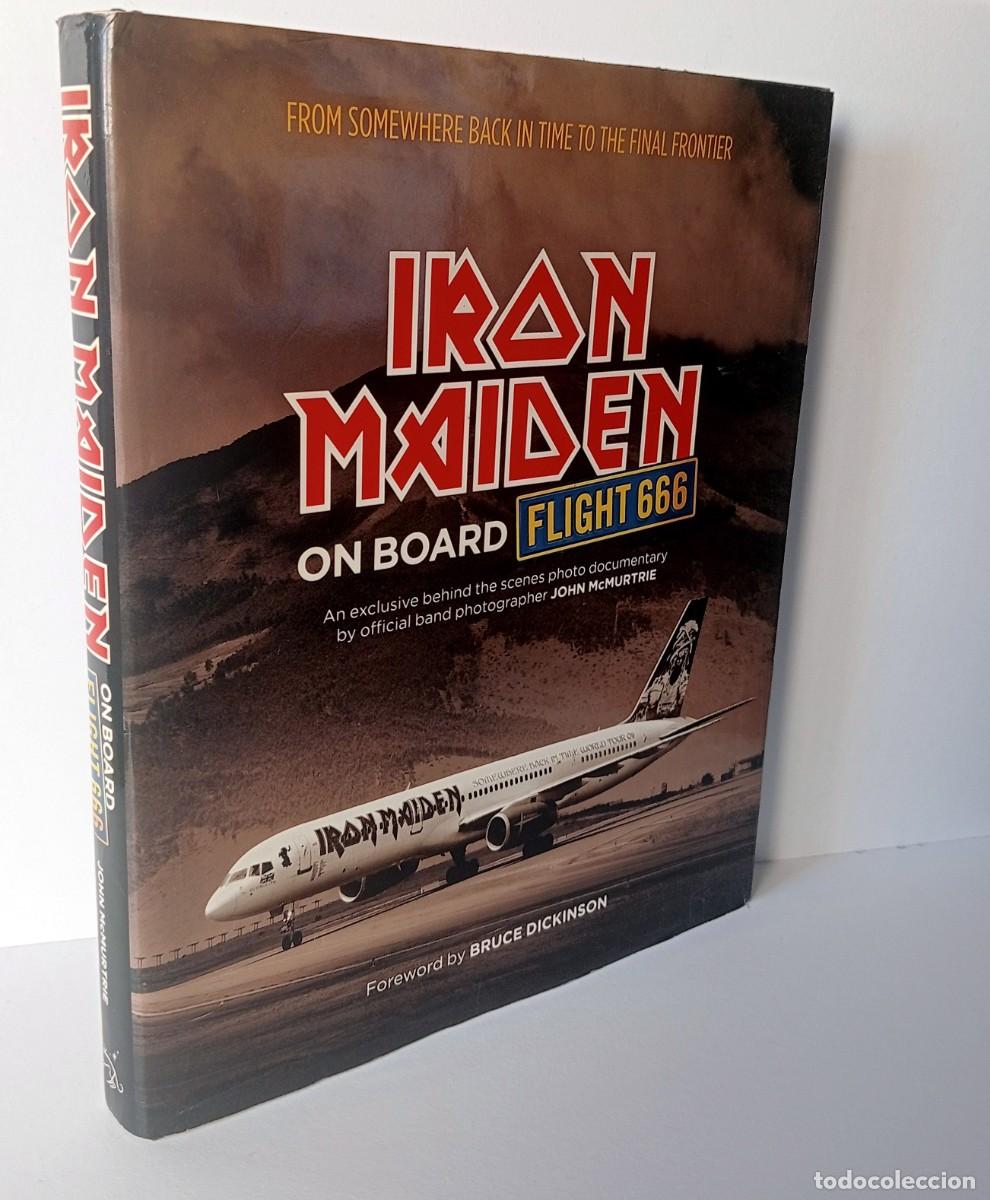 Cat&aacute;logos de m&uacute;sica: LIBRO DE IRON MAIDEN - ON BOARD FLIGHT 666 - Foto 2
