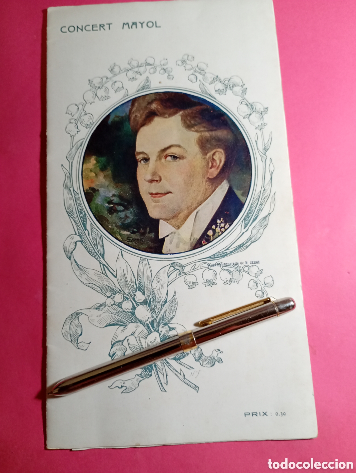 Cat&aacute;logos de m&uacute;sica: Folleto Programa Espect&aacute;culo Concert Mayol Par&iacute;s (c. 1910-1920) en ffranc&eacute;s mucha publicicad &eacute;poca