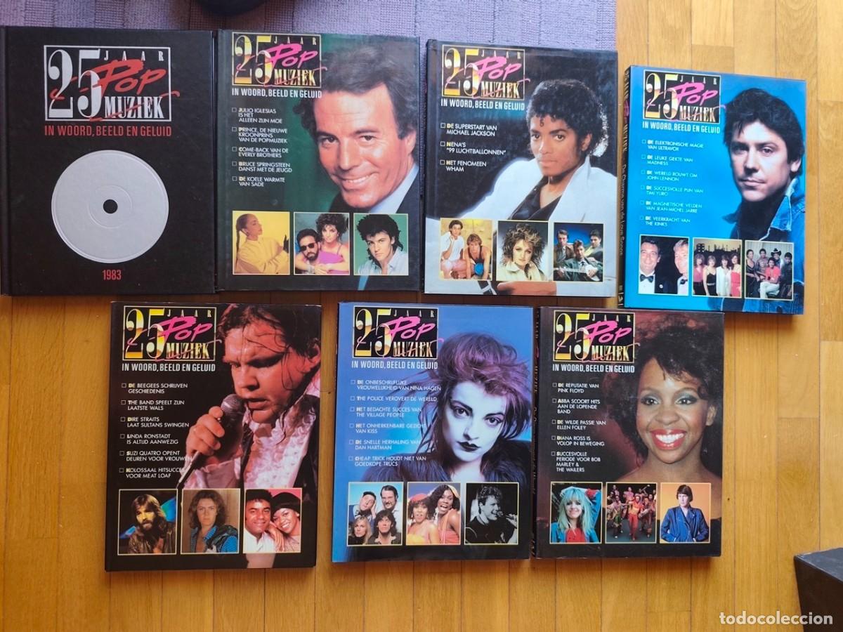 Cat&aacute;logos de m&uacute;sica: 25 jaar pop muziek 7 tomos 1978-1979-1980-1981-1983 (x2)-1984. En neerland&eacute;s.