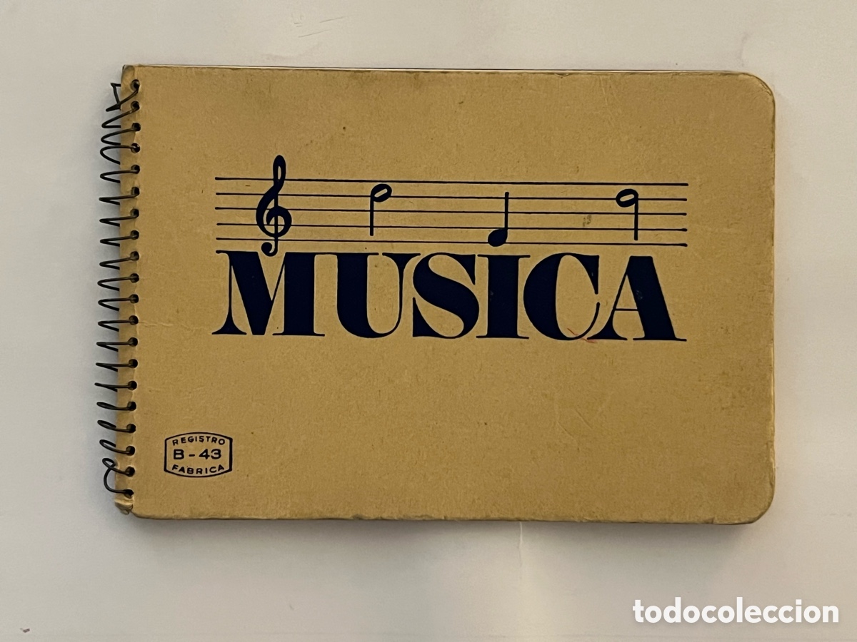 Cat&aacute;logos de m&uacute;sica: Libreta Cuaderno Pautado. Publicidad Casa Beethoven. Almac&eacute;n de M&uacute;sica Luis Jord&aacute; con partituras..