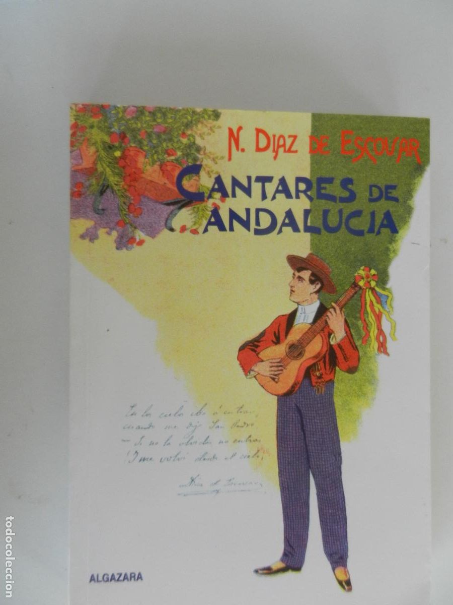 Cat&aacute;logos de m&uacute;sica: CANTARES DE ANDALUCIA - N DIAZ DE ESCOVAR - ALGAZARA - 1994 -TIRADA 2000 EJEMPLARES