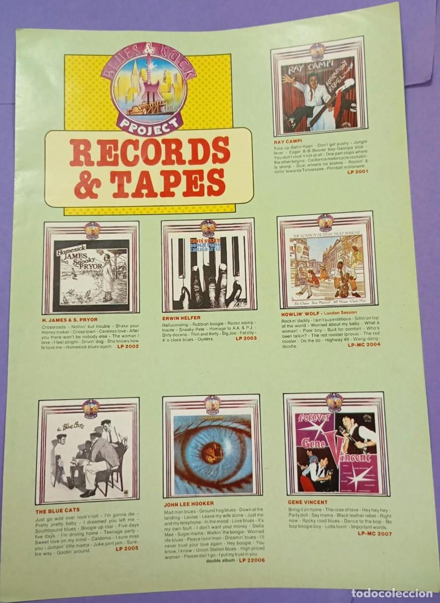 Cat&aacute;logos de m&uacute;sica: CAT&Aacute;LOGO BLUES & ROCK PROJECT - RECORDS & TAPES