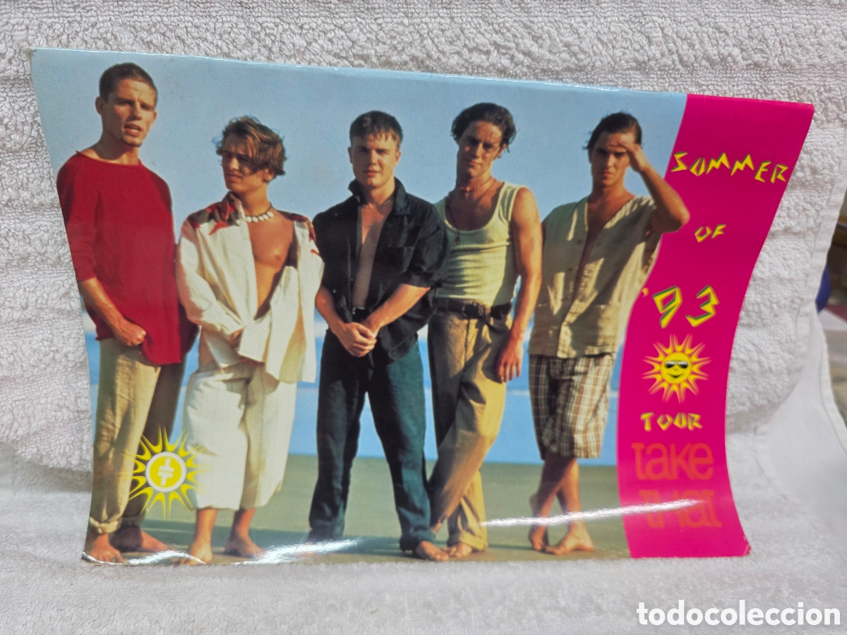 Cat&aacute;logos de m&uacute;sica: programa oficial de Take That para su gira de verano UK'93