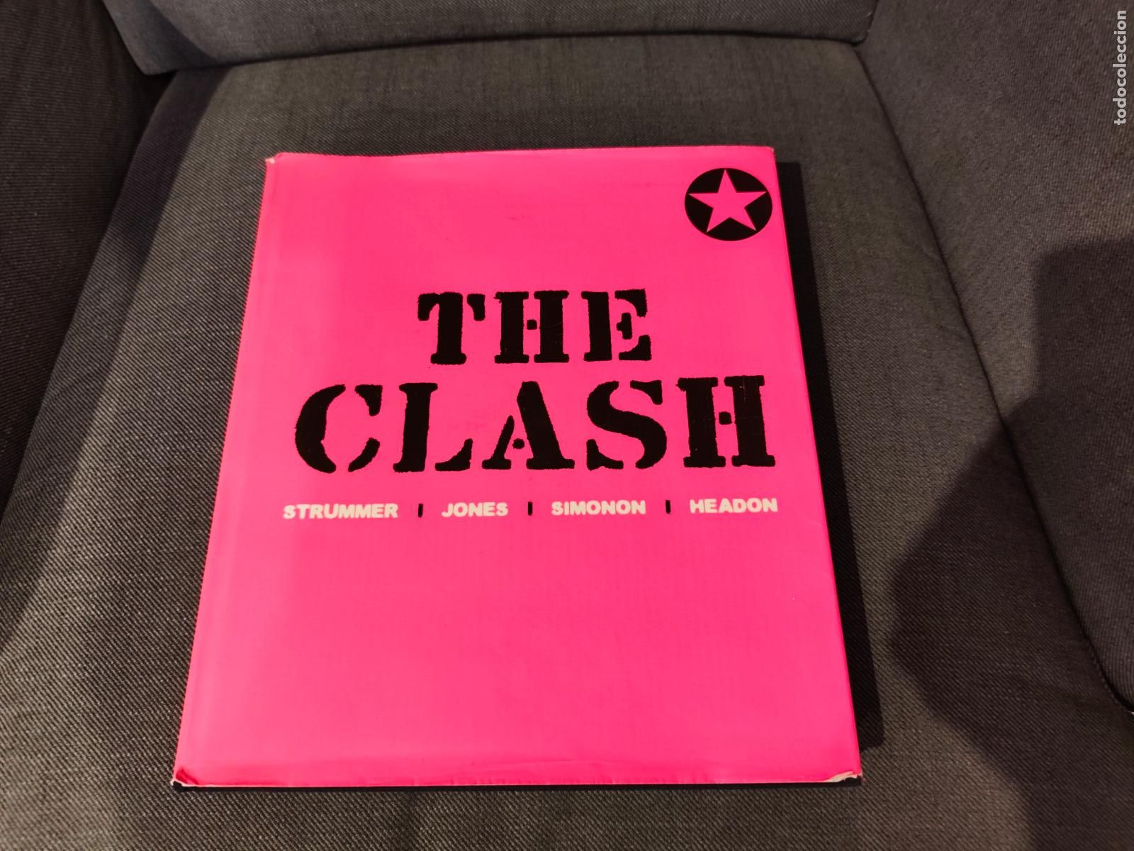 Cat&aacute;logos de m&uacute;sica: The Clash. Strummer, Jones, Simonon, Headon.