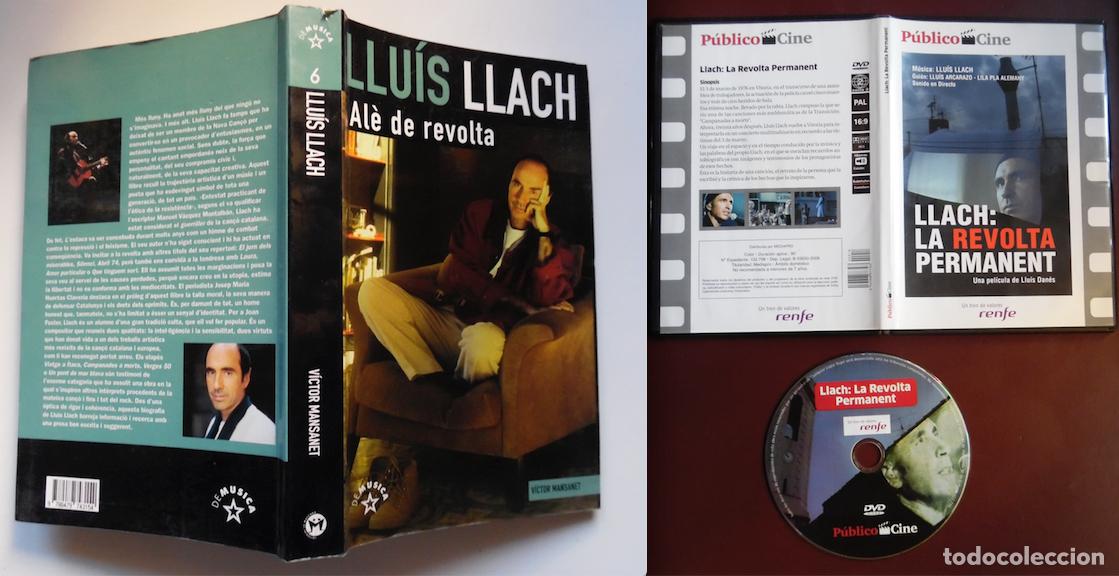 Cat&aacute;logos de m&uacute;sica: Llach. Bio Al&eacute; de revolta, de V&iacute;ctor Mansanet + DVD La revolta permanent. Vitoria. Lluis LLach