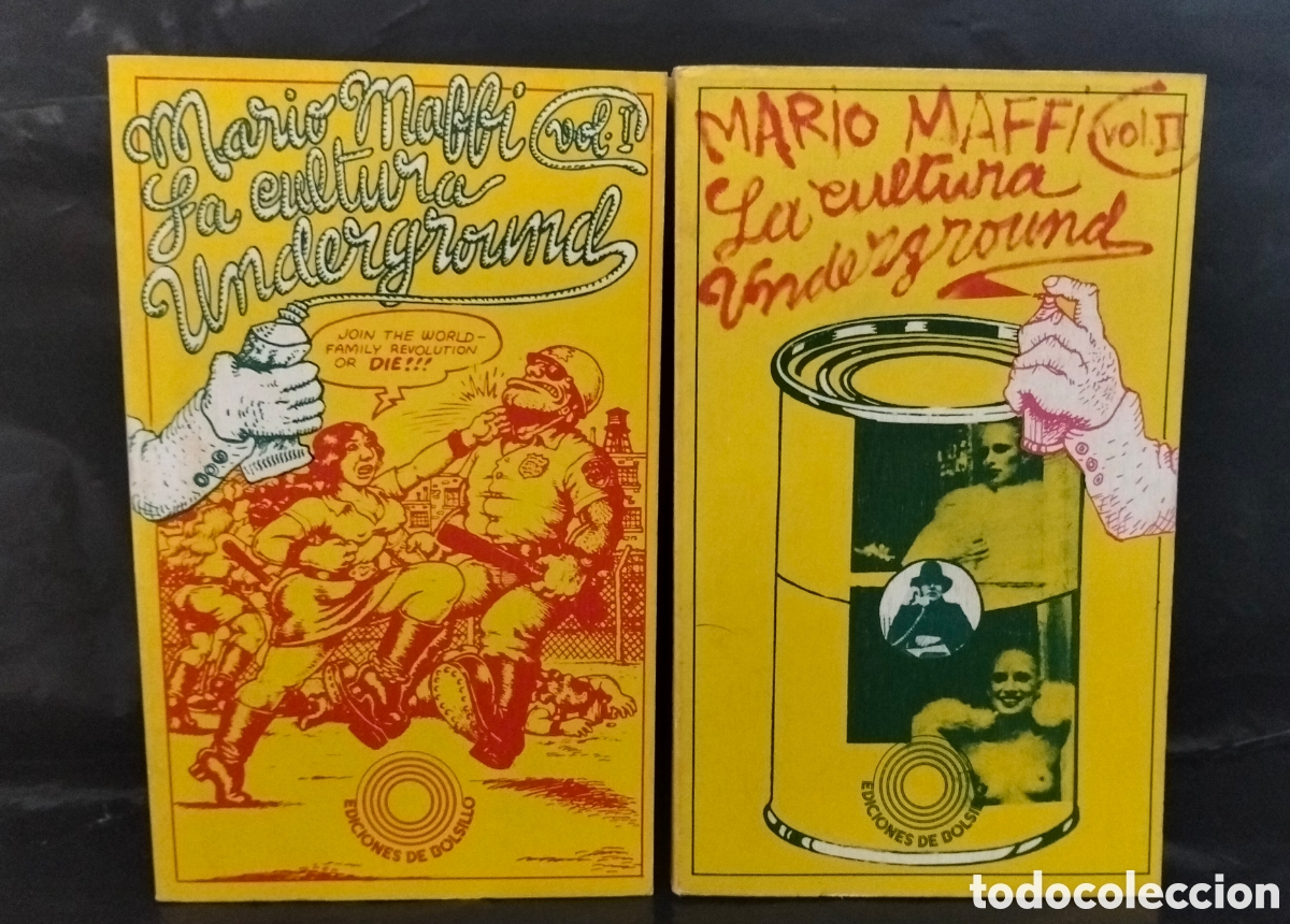 Cat&aacute;logos de m&uacute;sica: MARIO MUFFI. LA CULTURA UNDERGROUND (2 TOMOS) .ANAGRAMA