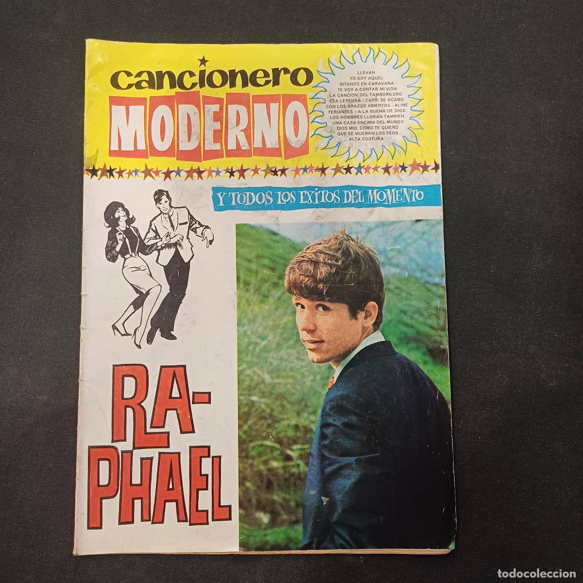 Cat&aacute;logos de m&uacute;sica: CANCIONERO MODERNO/RAPHAEL/EDICIONES ESTE.