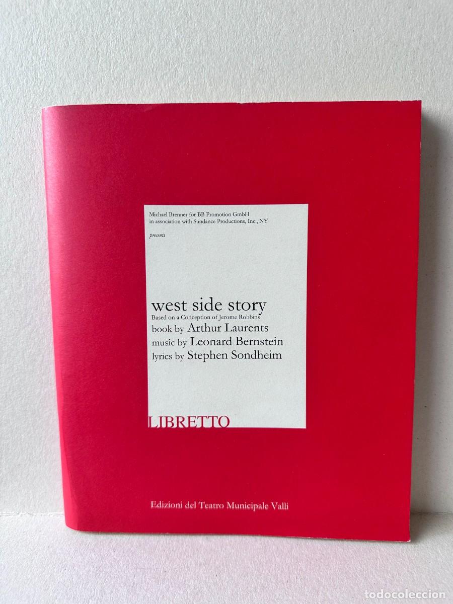 Cat&aacute;logos de m&uacute;sica: Bernstein - West Side Story - Libretto Ingl&eacute;s / italiano