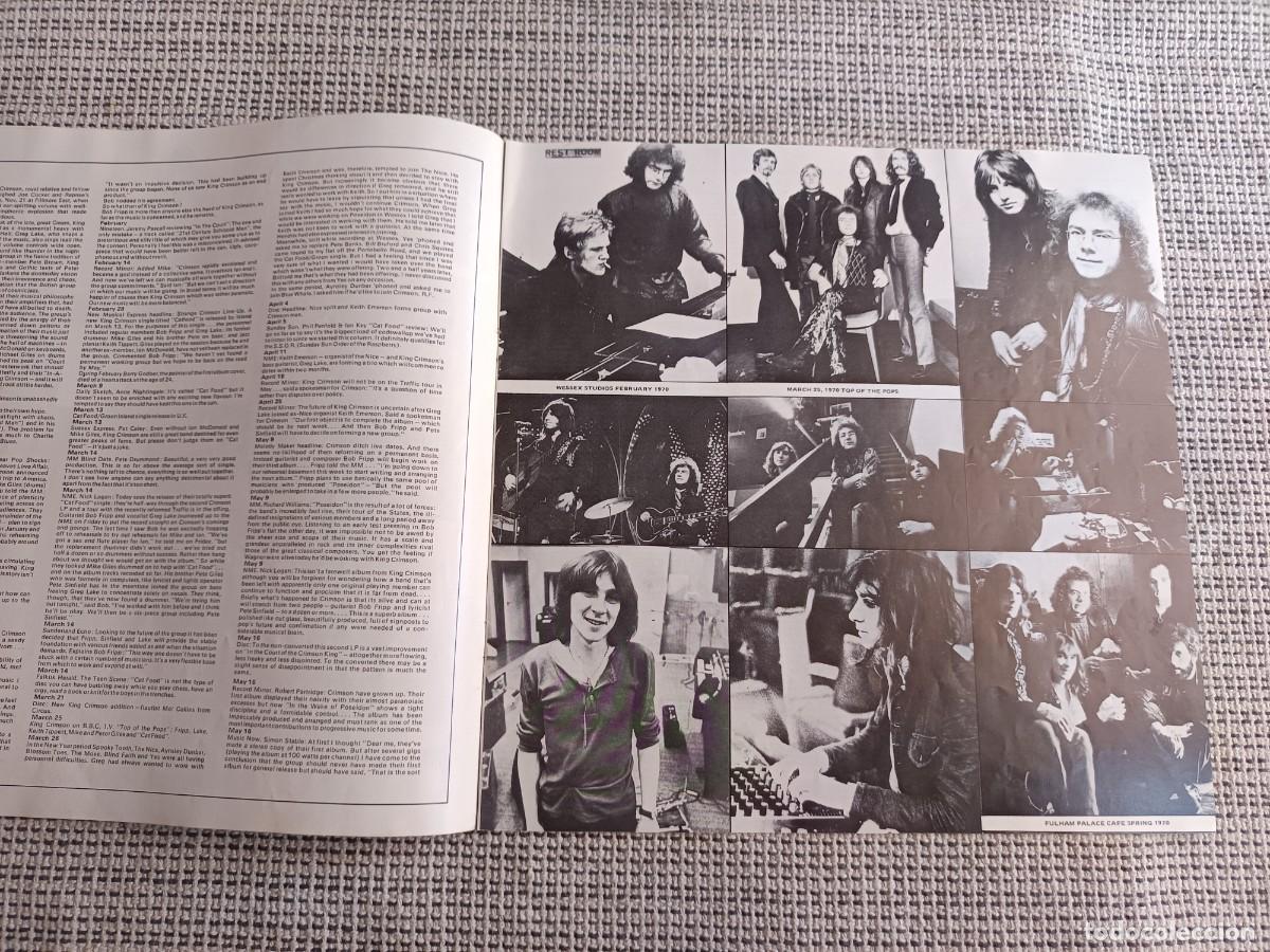 Cat&aacute;logos de m&uacute;sica: Revista King Crimson complementaria del disco. - Foto 3