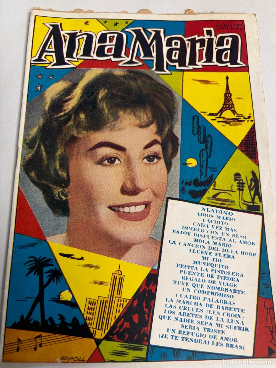 Cat&aacute;logos de m&uacute;sica: REVISTA CANCIONERO ANA MARIA