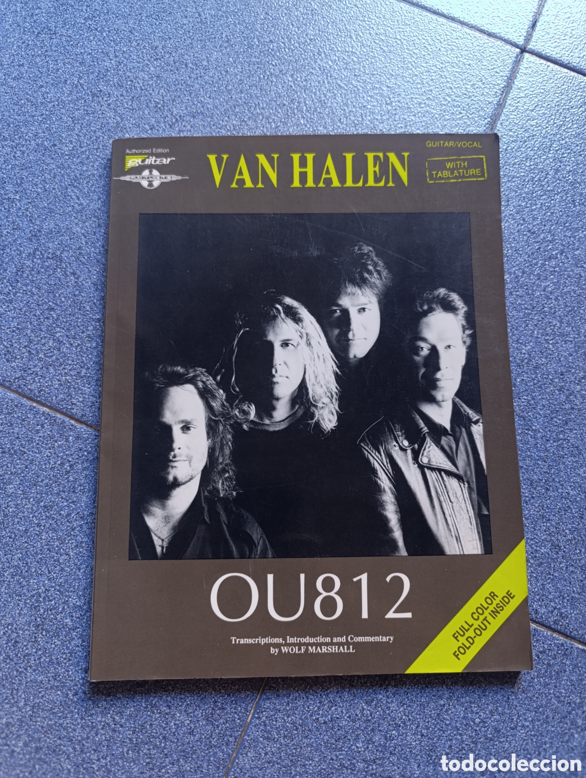 Cat&aacute;logos de m&uacute;sica: Van Halen OU812 guitar edition tablaturas