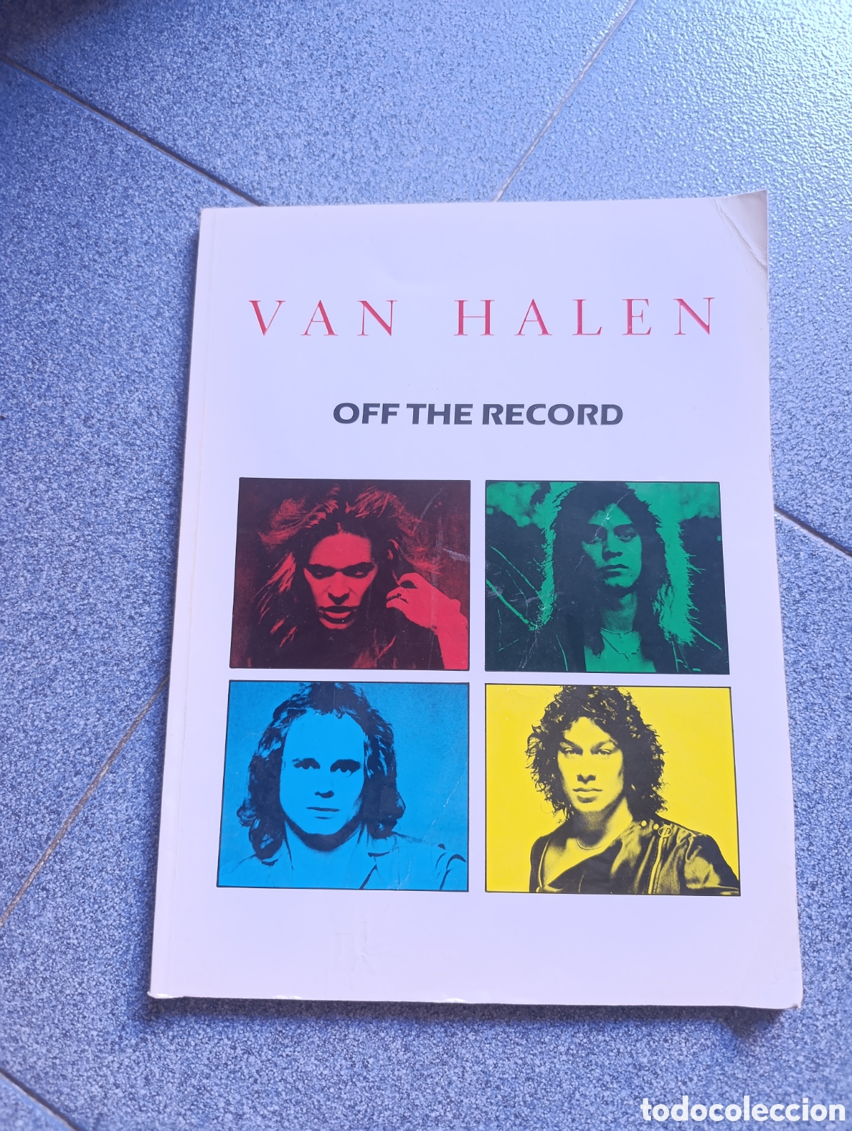 Cat&aacute;logos de m&uacute;sica: Van Halen - off The record - tablaturas todos instrumentos