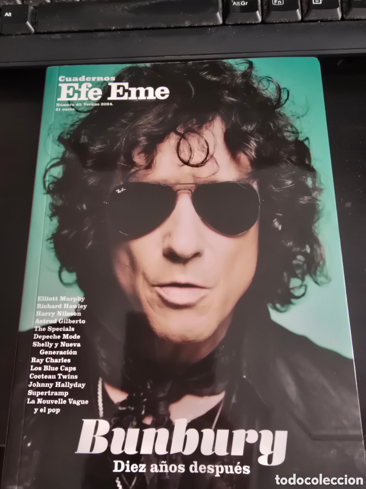 Cat&aacute;logos de m&uacute;sica: CUADERNOS EFE EME. BUNBURY, DIEZ A&Ntilde;OS DESPU&Eacute;S