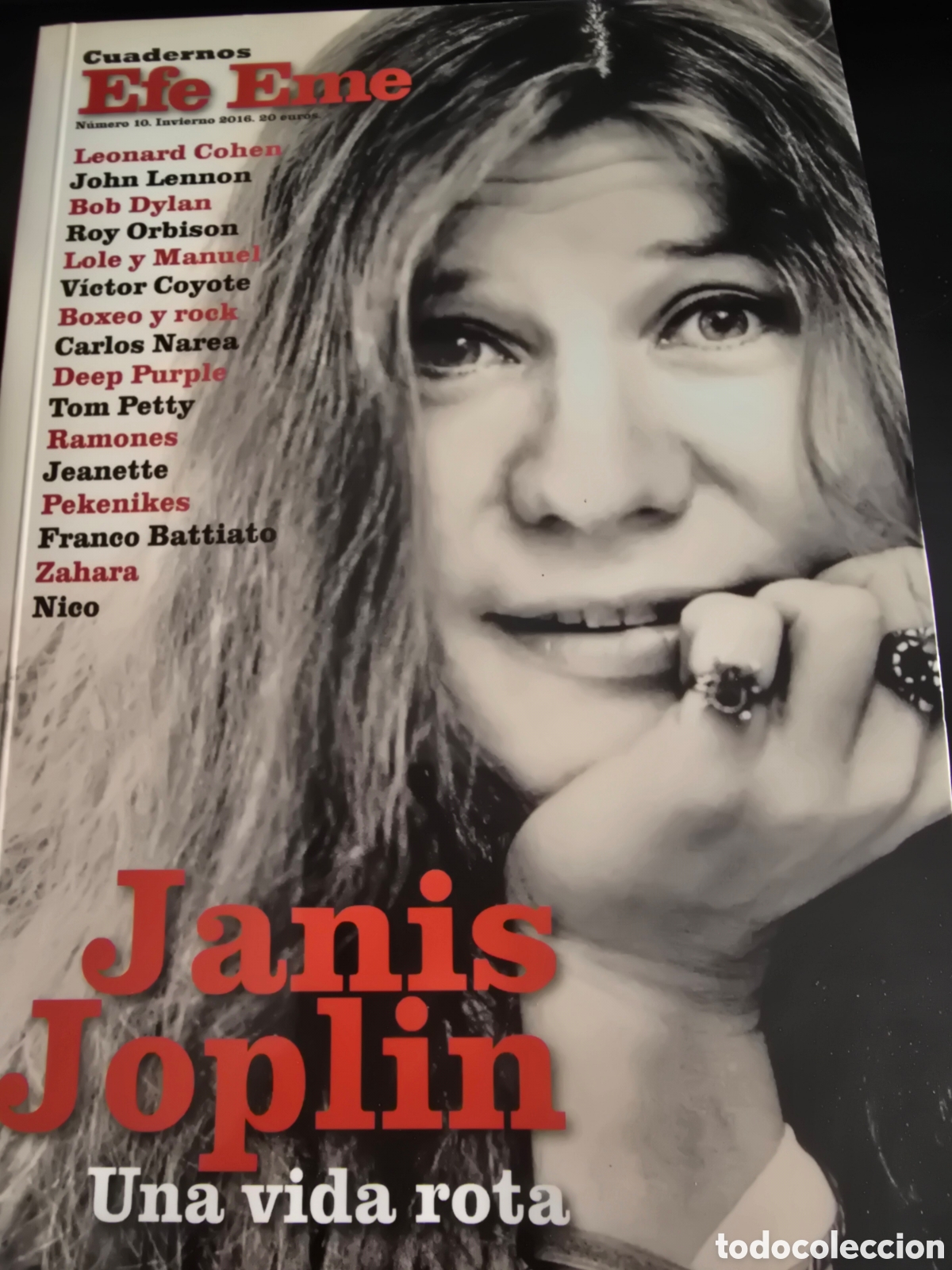 Cat&aacute;logos de m&uacute;sica: CUADERNOS EFE EME. JANIS JOPLIN, UNA VIDA ROTA