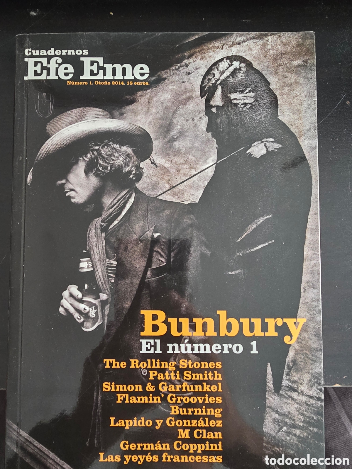 Cat&aacute;logos de m&uacute;sica: CUADERNOS EFE EME. BUNBURY, EL N&Uacute;MERO 1