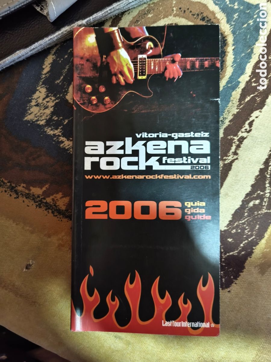 Cat&aacute;logos de m&uacute;sica: Programa de mano Azkenarock 2006
