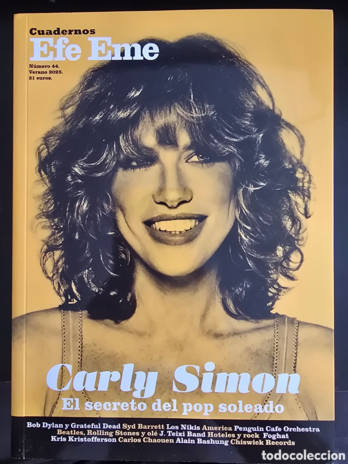 Cat&aacute;logos de m&uacute;sica: CUADERNOS EFE EME. CARLY SIMON, EL SECRETO DEL POP SOLEADO