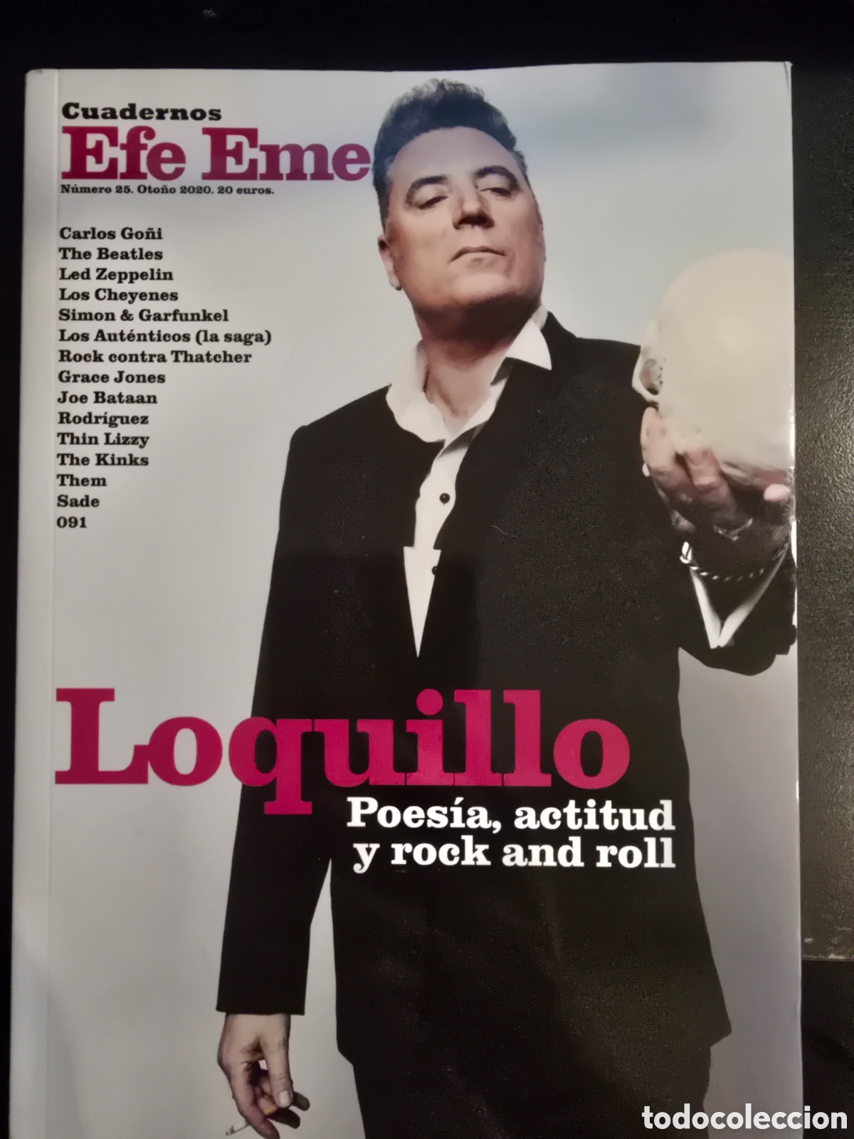 Cat&aacute;logos de m&uacute;sica: CUADERNOS EFE EME. LOQUILLO, POES&Iacute;A, ACTITUD Y ROCK AND ROLL