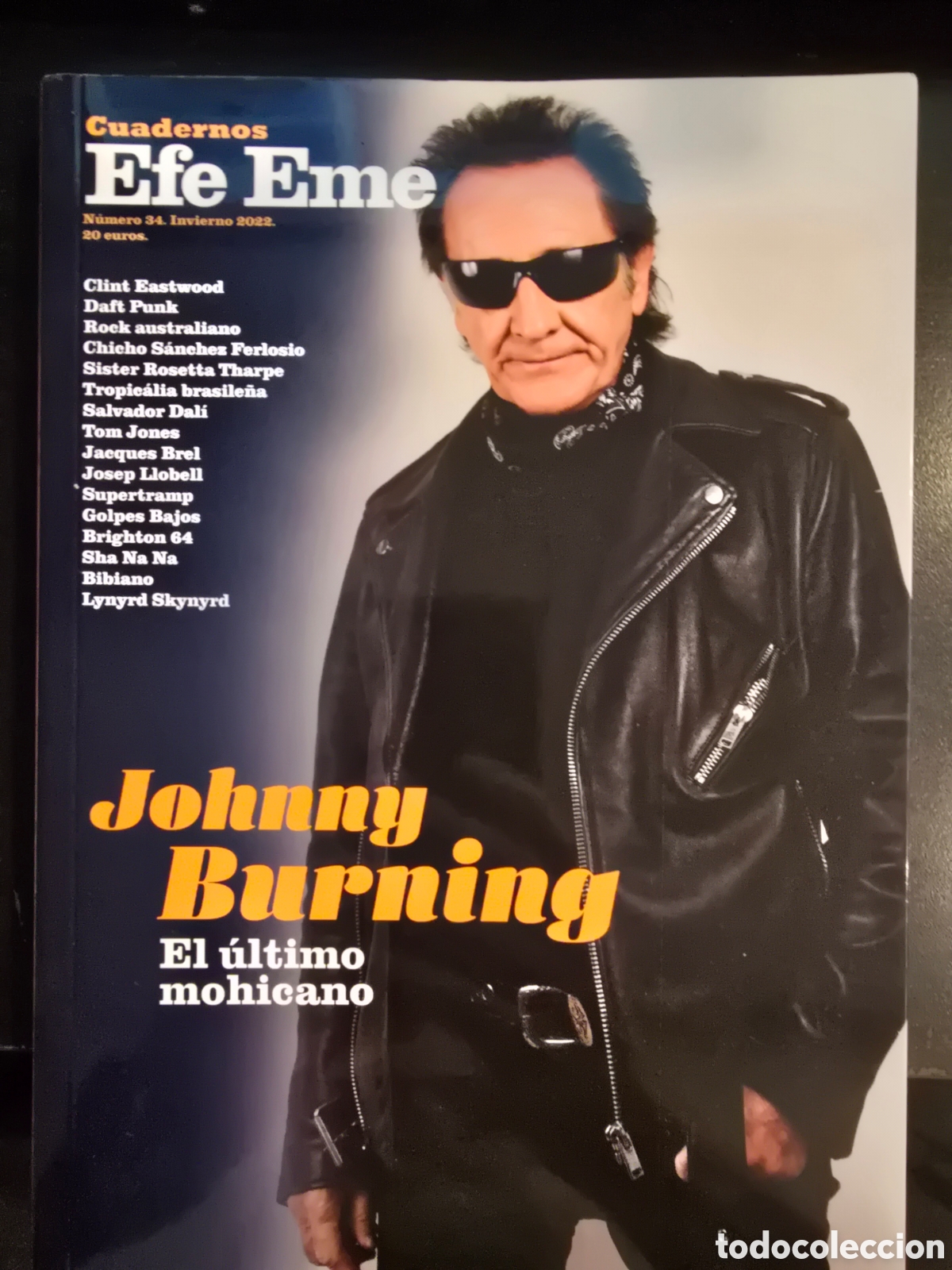 Cat&aacute;logos de m&uacute;sica: CUADERNOS EFE EME. JOHNNY BURNING, EL &Uacute;LTIMO MOHICANO