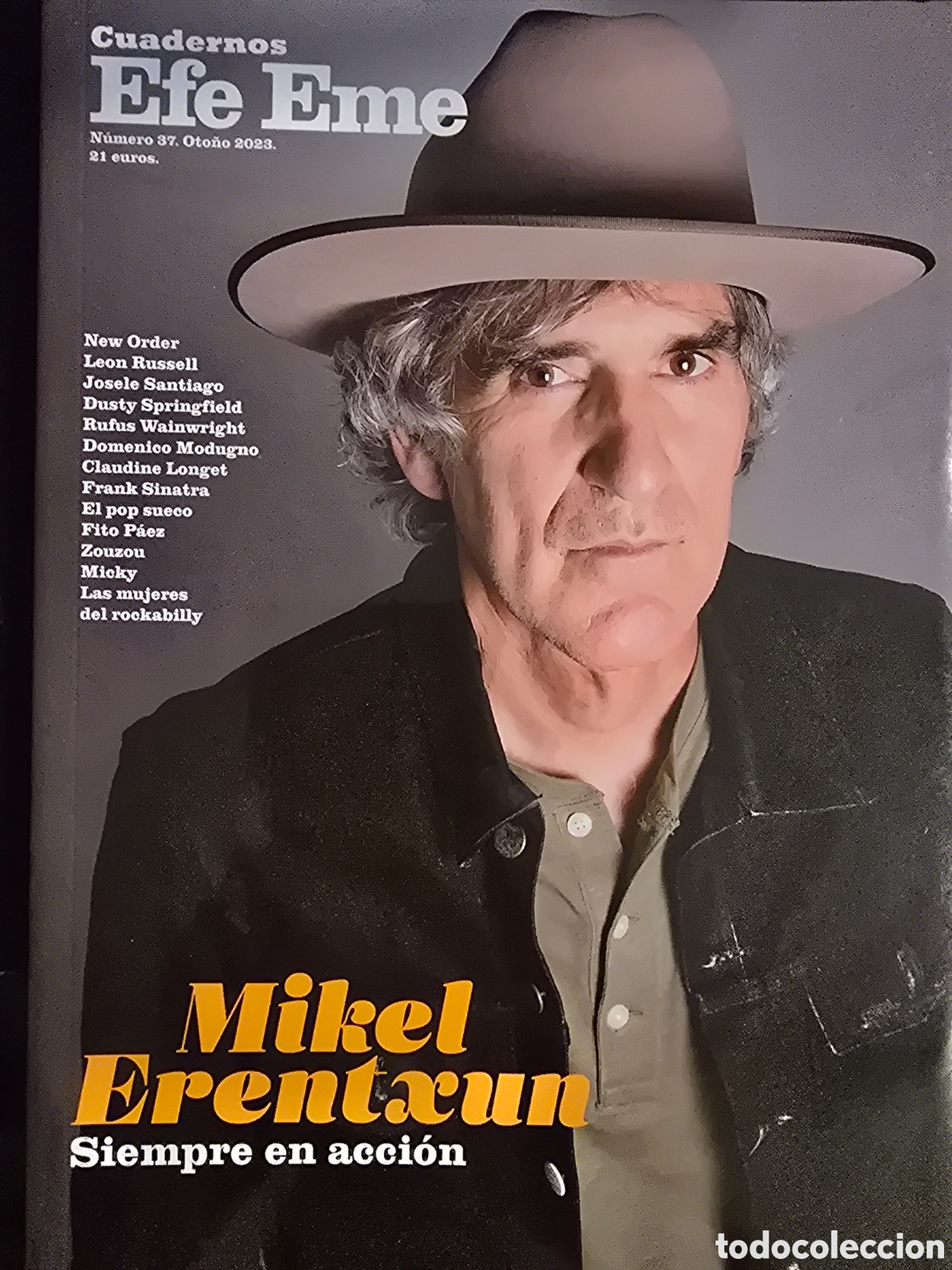Cat&aacute;logos de m&uacute;sica: CUADERNOS EFE EME. MIKEL ERENTXUN. SIEMPRE EN ACCI&Oacute;N