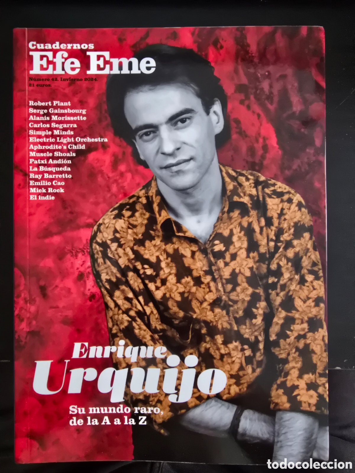 Cat&aacute;logos de m&uacute;sica: CUADERNOS EFE EME. ENRIQUE URQUIJO. SU MUNDO RARO DE LA A A LA Z