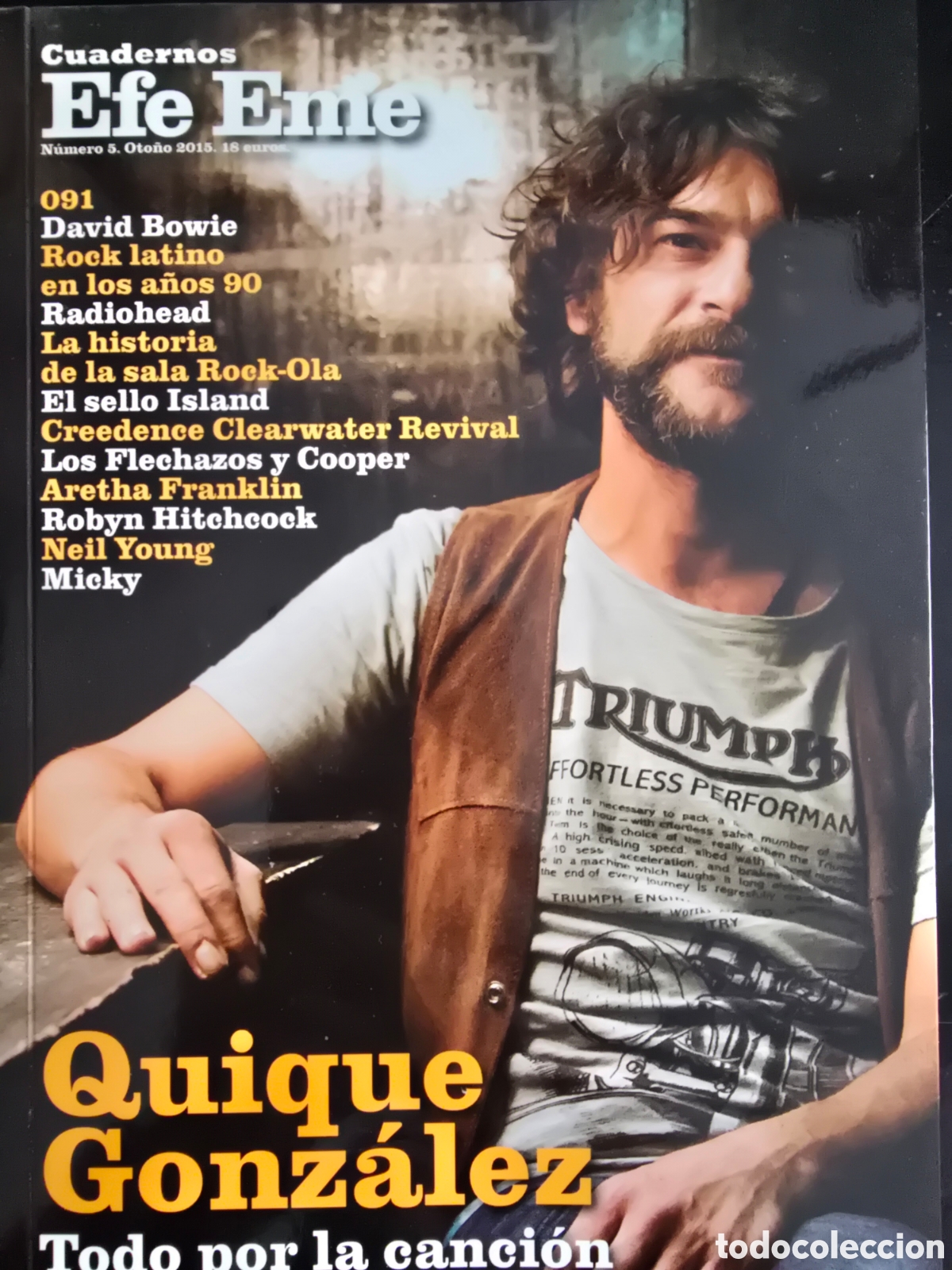 Cat&aacute;logos de m&uacute;sica: CUADERNOS EFE EME. QUIQUE GONZ&Aacute;LEZ. TODO POR LA CANCI&Oacute;N