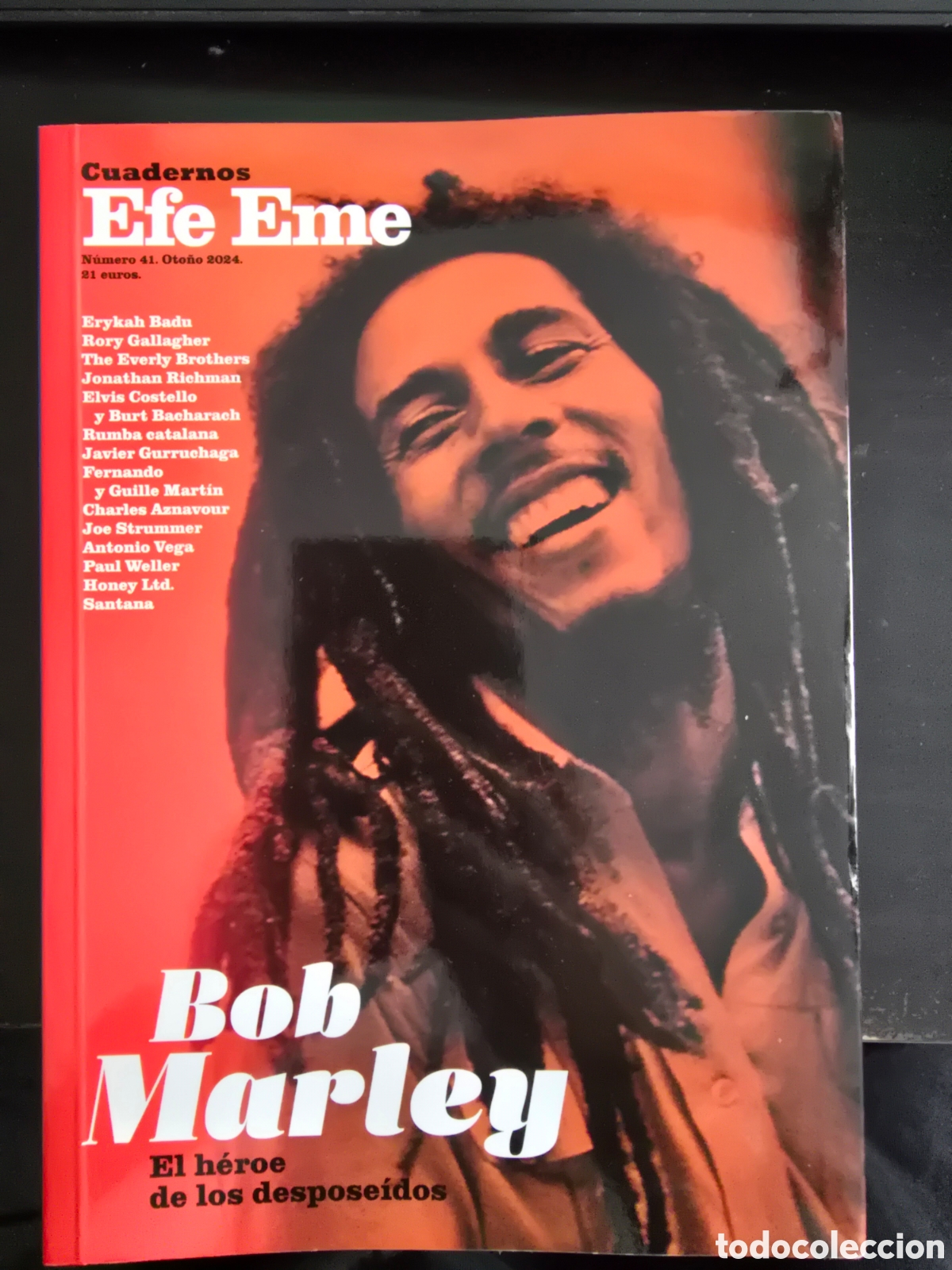 Cat&aacute;logos de m&uacute;sica: CUADERNOS EFE EME. BOB MARLEY. EL H&Eacute;ROE DE LOS DESPOSE&Iacute;DOS