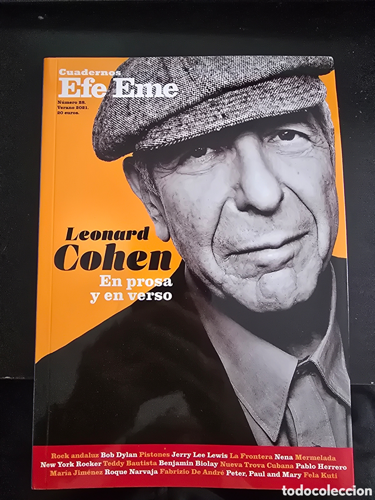 Cat&aacute;logos de m&uacute;sica: CUADERNOS EFE EME. LEONARD COHEN. EN PROSA Y EN VERSO
