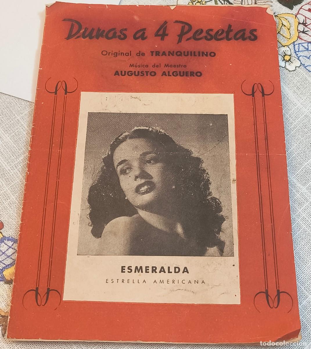 Cat&aacute;logos de m&uacute;sica: CANCIONERO | DUROS A 4 PESETAS - ESMERALDA