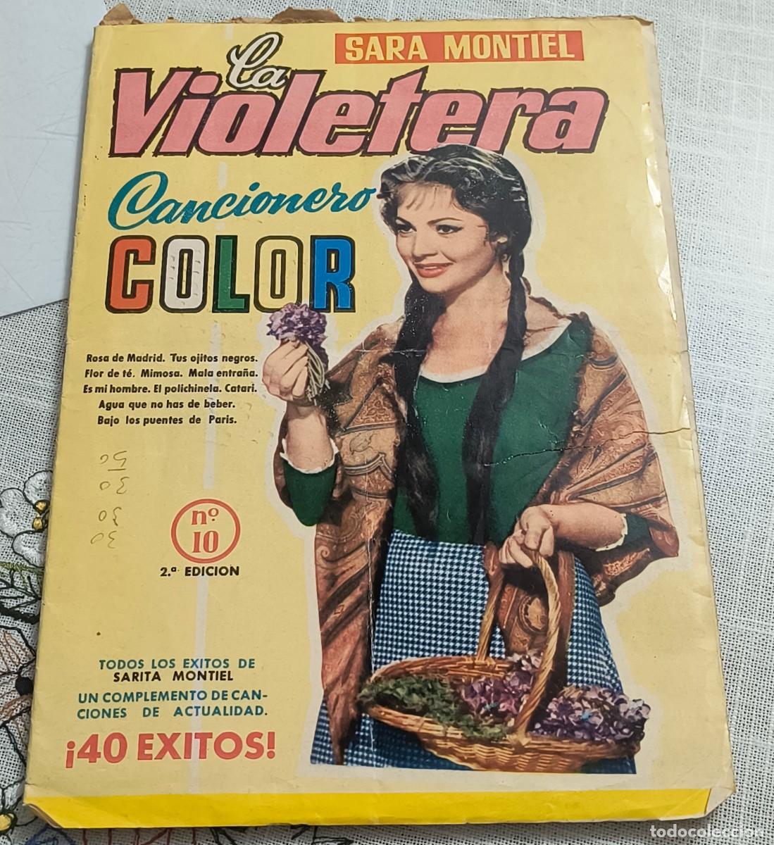 Cat&aacute;logos de m&uacute;sica: CANCIONERO COLOR | SARA MONTIEL - LA VIOLETERA