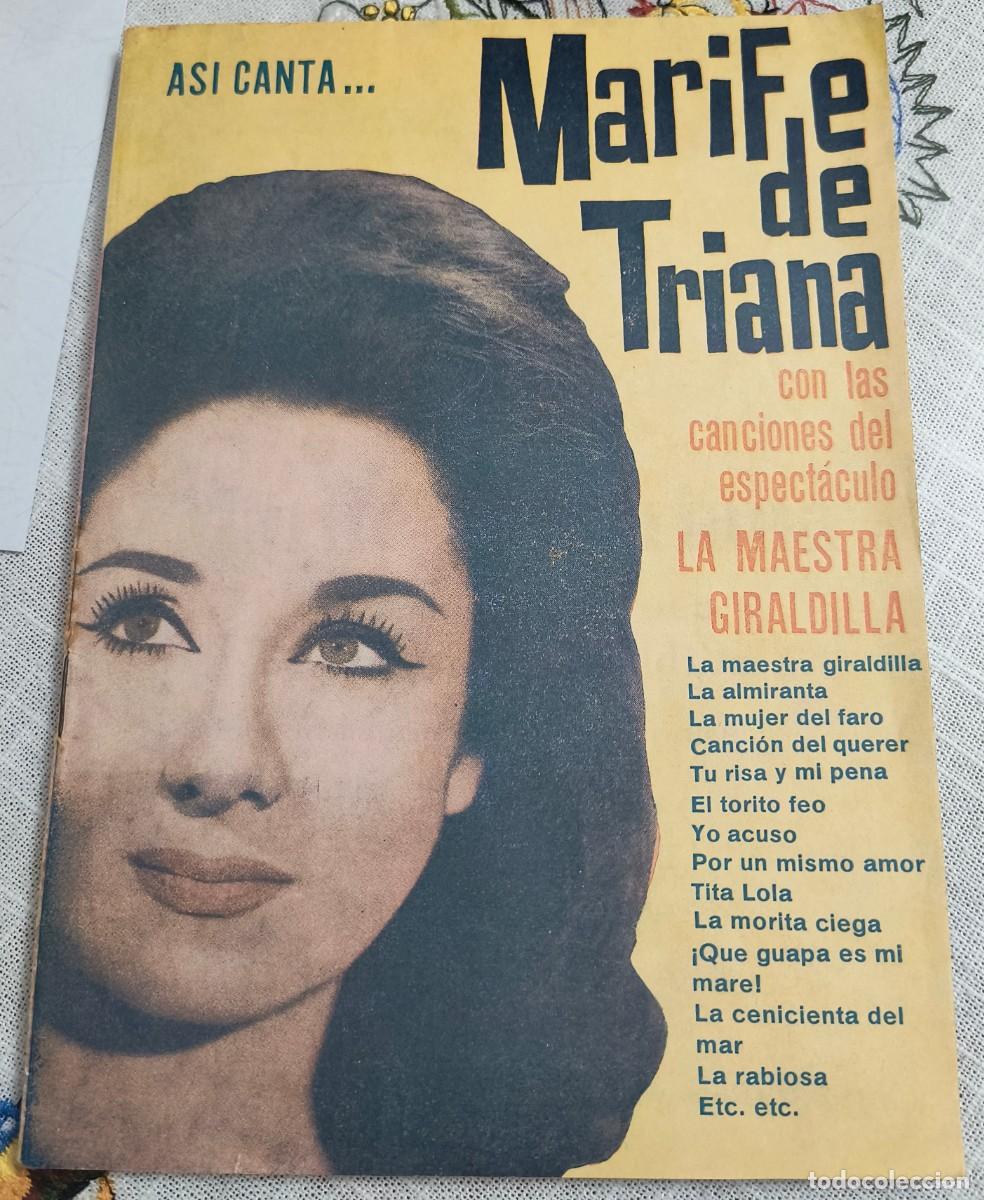 Cat&aacute;logos de m&uacute;sica: CANCIONERO | AS&Iacute; CANTA MARIF&Eacute; DE TRIANA - EDITORIAL ALAS (1964)
