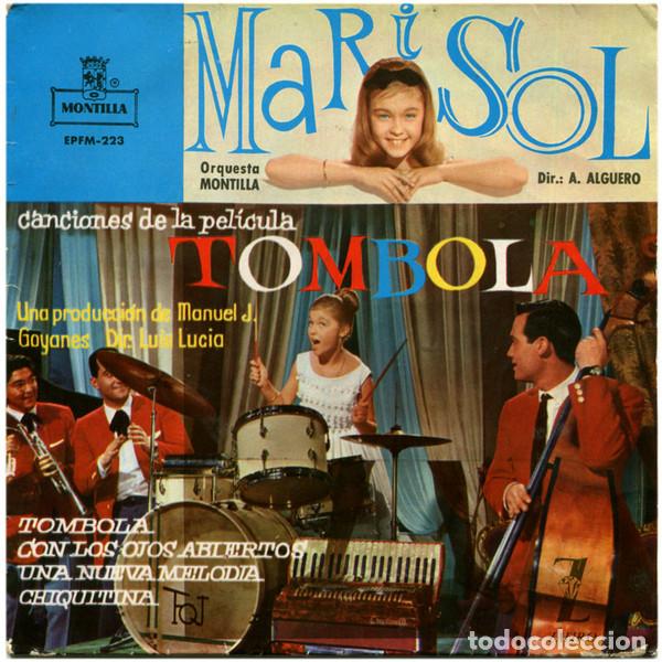 Cat&aacute;logos de m&uacute;sica: Marisol &ndash; Canciones De La Pel&iacute;cula &rdquo;T&oacute;mbola&rdquo; (Vinyl, Montilla EPFM-223)
