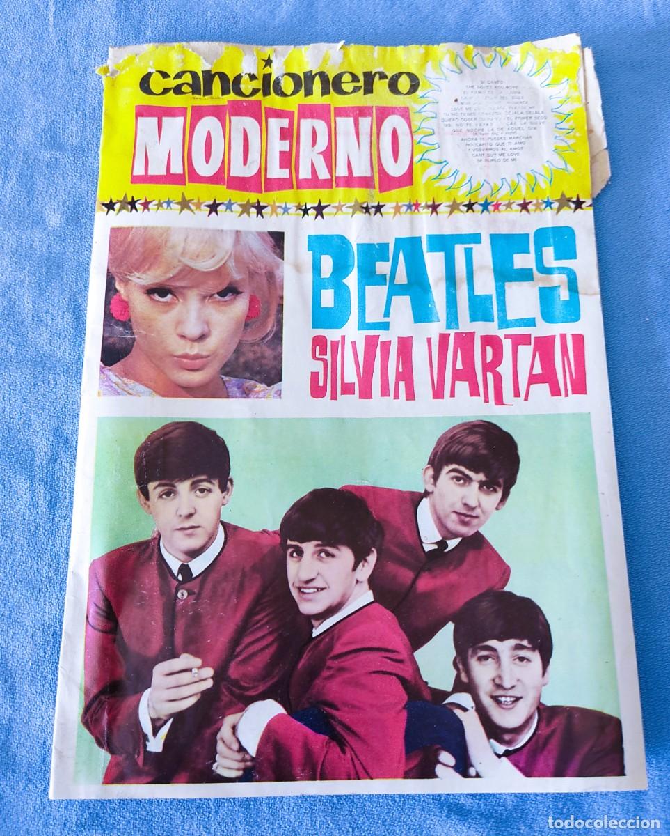Cat&aacute;logos de m&uacute;sica: CANCIONERO MODERNO THE BEATLES SILVIA VARTAN ORIGINAL EDICIONES ESTE A&Ntilde;O 1964