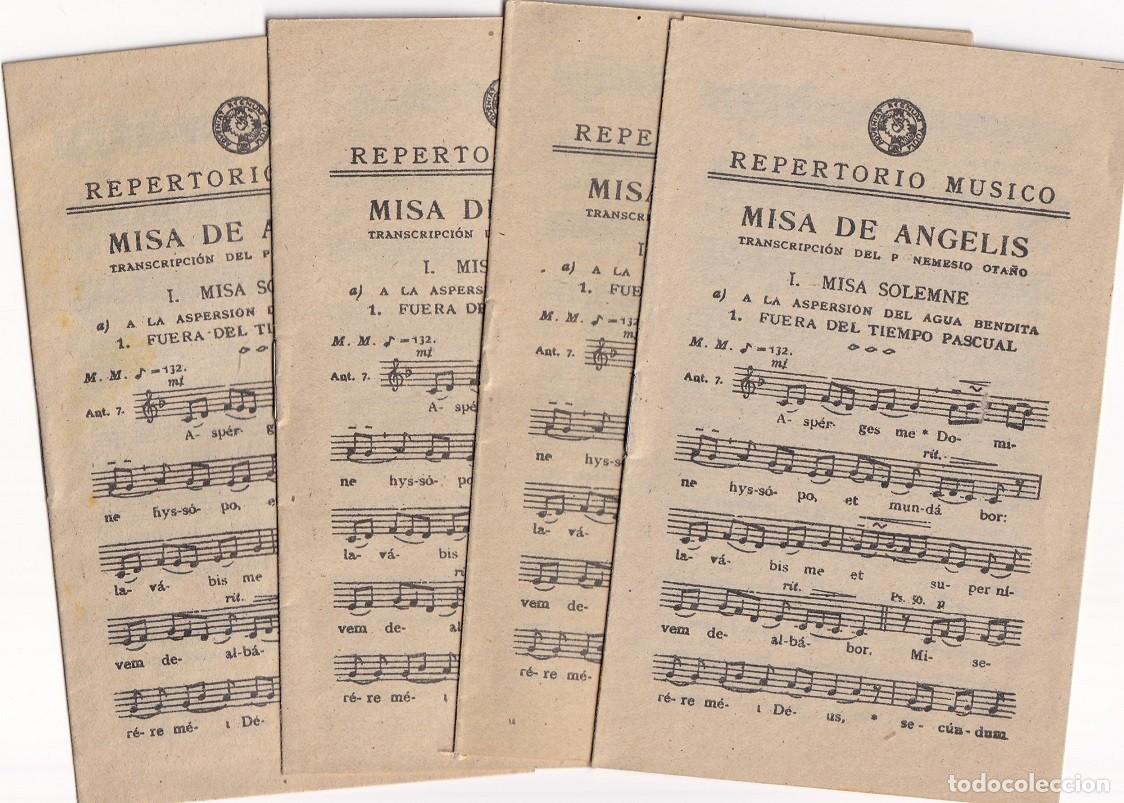 Cataloghi di Musica: Repertorio m&uacute;sico - Misa de Angelis / 4 Librillos - El Mensajero del Coraz&oacute;n de Jes&uacute;s &middot; Bilbao