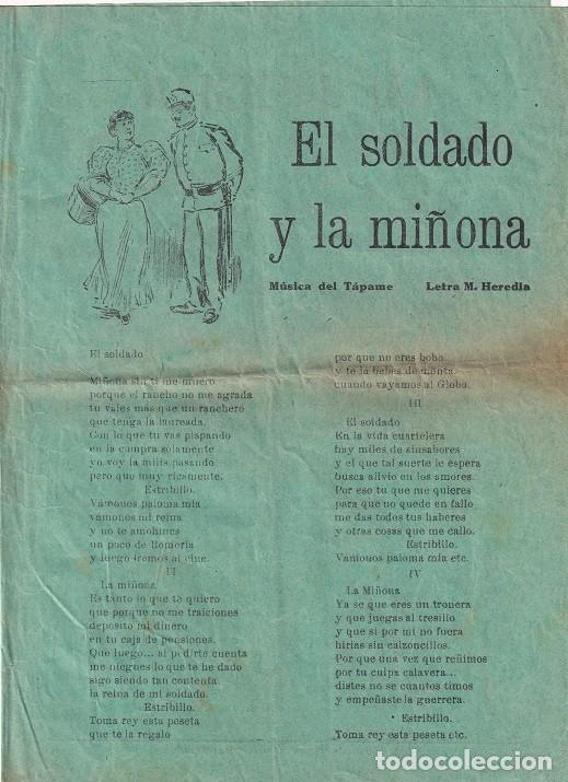 Cataloghi di Musica: Antiguo cancionero MUY ESCASO - Tus ojos negros - El soldado y la mi&ntilde;ona - Te estoy queriendo - Mi..